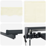 Retractable Awning Manual Cream 400 x 300 cm Fabric 3330494