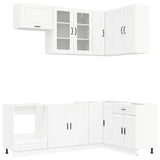 Kitchen Unit PORTO 8 pcs White Engineered Wood 3438487