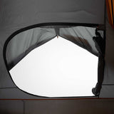 Camping Tent Dome 4-Person Grey and Orange Waterproof 94648
