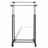 Adjustable Clothes Racks 2 pcs 2 Hanging Rails 270182