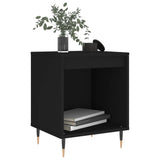 ZNTS Bedside Cabinets 2 pcs Black 40x35x50 cm Engineered Wood 830703