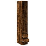 Wardrobe Smoked Oak 30x50x200 cm Engineered Wood 3307742