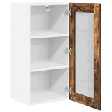 Hanging Cabinet with Storage 2 pcs Smoked Oak 40 x 31 x 80 cm 884307