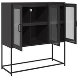 Sideboard Black 100.5x39x107 cm Cold-rolled Steel 853404