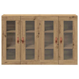 Wall Mounted Cabinet 2 pcs Artisan oak 69.5 x 34 x 90 cm 3334300