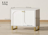 2-Door Sideboard Storage Cabinet - White T3398P343443