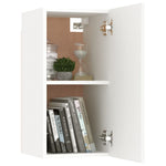 7 Piece TV Cabinet Set White Engineered Wood 3078671