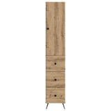 Cabinet Set 2 pcs Artisan Oak 34.5 x 34.5 x 90 cm 3416897