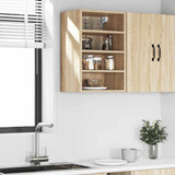 Hanging Cabinet Riga Sonoma Oak 40x29.5x60 cm Engineered Wood 854177