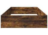 Bed Surround for Adjustable Bed Base Smoked Oak 70 x 200 cm 8021811
