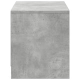 TV Cabinet with LED Concrete Grey 97x34x40 cm Engineered Wood 852239