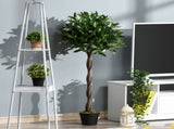 Artificial Bay Laurel Topiary Trees w/ Pot Fake, Set Of 2 120cm/4FT Indoor Greenery Plant Home T3398P344457