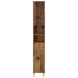Bathroom Cabinet with Open Shelf ARNHEM Old Wood 896603