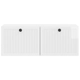 Wall-Mounted TV Cabinet High Gloss White 78.5 x 31 x 30 cm 898039