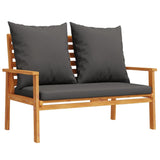 4 Piece Garden Lounge Set with Cushions Solid Wood Acacia 3211796