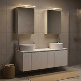 Bathroom Cabinet Set 5 pcs White Engineered Wood 3406551