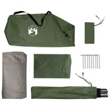 Tunnel Tent Olive Green 215 x 100 x 90 cm Polyester and Steel 42029034