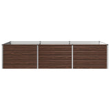 Raised Garden Bed Black 240 x 80 x 55 cm cold-rolled steel 8006407