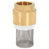 Suction Hose with Brass Connectors Black 1.1" 25 m PVC 151068