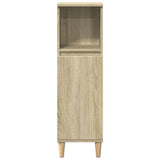 3 Piece Bathroom Furniture Set Sonoma Oak Engineered Wood 3325079