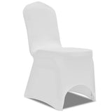 Chair Cover Stretch White 18 pcs 3051635