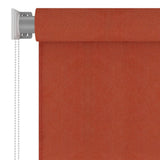 Outdoor Roller Blind 220x140 cm Terracotta HDPE 312791