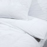 Duvet Cover Set White 260x220 cm Cotton 136173