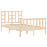 Bed Frame without Mattress 120x200 cm Solid Wood Pine 3191966
