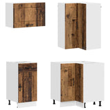 Kitchen Unit KALMAR 8 pcs Old Wood Engineered Wood 3438389