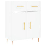 Highboard White 69.5x34x180 cm Engineered Wood 3200505