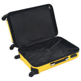 Hardcase Trolley Set 3 pcs Yellow ABS 91876