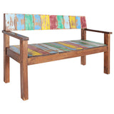 326182 Bench 115 cm Solid Reclaimed Wood