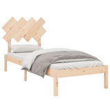 Bed Frame without Mattress 90x190 cm Single Solid Wood 3104833