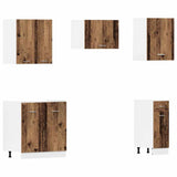 11 Piece Kitchen Cabinet Set Lyon" Old Wood Engineered Wood 3328577
