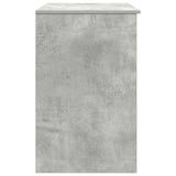 Desk Concrete Grey 86x49x76 cm Engineered Wood 861826