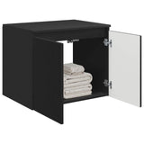 Wall-mounted Bathroom Cabinet Black 62.5 x 44.5 x 50 cm 890473