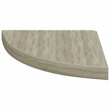 Floating Corner Shelves 2 pcs Oak 35x35x3.8 cm MDF 323926