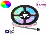 LED Strip 12 pcs Black and Transparent 950 mm 3429117
