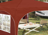 Pop-up Party Tent 290 x 290 x 245 cm Terracotta 42019864