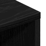 TV Cabinet Black Oak 150 x 30 x 44.5 cm Engineered Wood 862876