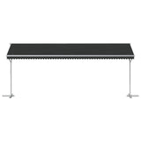 Free Standing Awning Anthracite 6 x 3 m Polyester 42033622