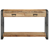 Console Table Brown 120 x 33 x 75 cm Solid mango wood 4102733