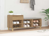 Shoe Cabinet Artisan Oak 102 x 36 x 60 cm Engineered Wood 881034