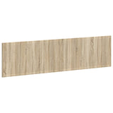 Wall-Mounted Headboard EDE Sonoma Oak Engineered Wood 896047