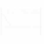 Welded Wire Fence Silver 1.2 x 10 m Steel 42004896