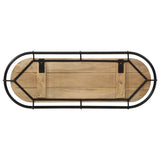 Wall-mounted Coat Rack with 5 Hooks Solid Wood Rough Mango 4013506