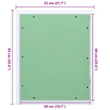 Access Panel Green and Silver 55 x 65 cm 4018461
