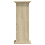 ZNTS Plant Stand Sonoma Oak 33x33x80 cm Engineered Wood 852971
