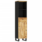 4 Piece Bathroom Furniture Set Solid Wood Mango 3200641