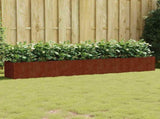 Garden Raised Bed 280x40x40 cm Corten Steel 824522